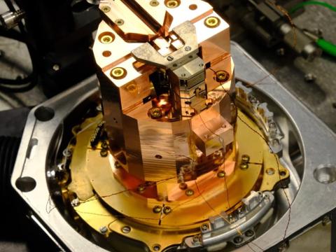 Copper cryo assembly In situ.
