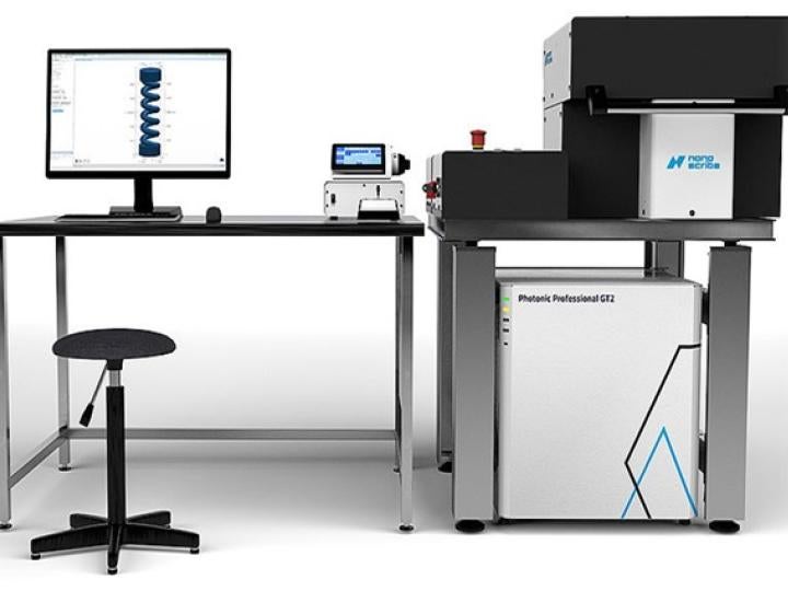 Nanoscribe 2 photon printer